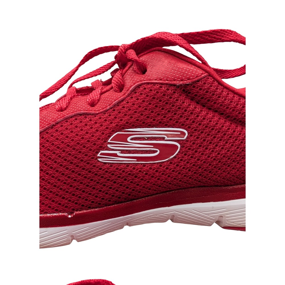 Skechers Lite-Weight 13070 Red Textile Sneakers Mens 8 Running Walking Shoes - Picture 14 of 16